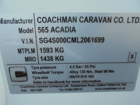 2020 Coachman ACADIA PREMIUM  565/4