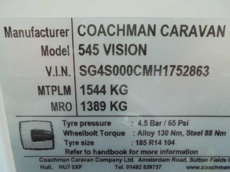 2017 Coachman COACHMAN HIGHLANDER 545
