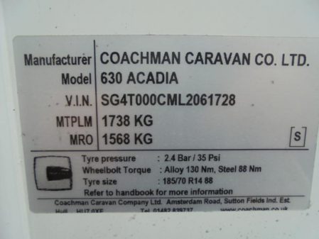 2020 Coachman ACADIA PREMIUM  630/5