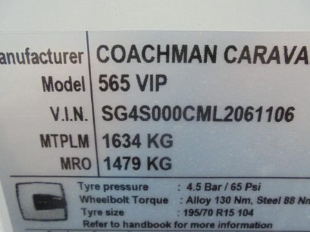 2020 Coachman VIP 565/4