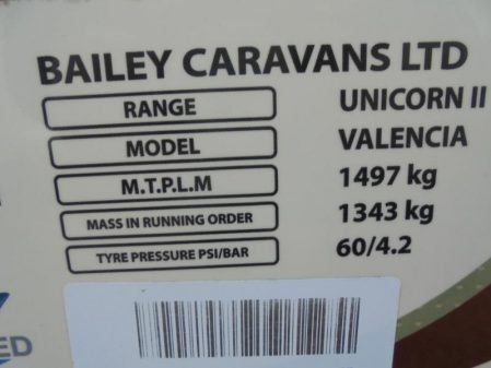 2014 Bailey UNICORN 2 VALENCIA