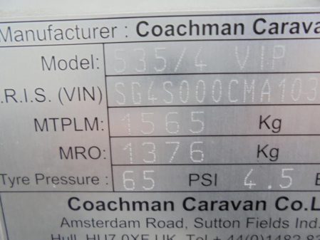 2010 Coachman VIP 535/4