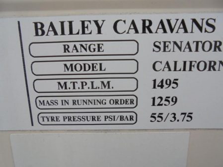 2009 Bailey SENATOR SERIES 6 CALIFORNIA