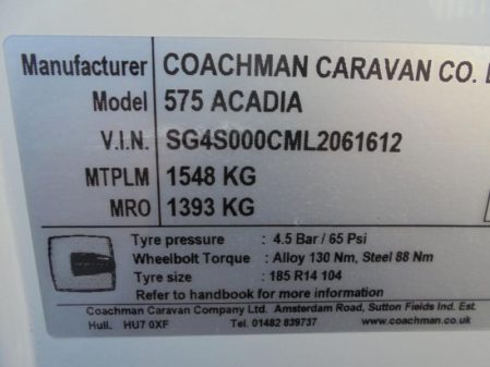 2020 Coachman ACADIA PREMIUM 575/4