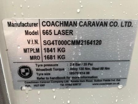 2021 Coachman Laser 665