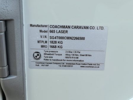 2022 Coachman Laser 665