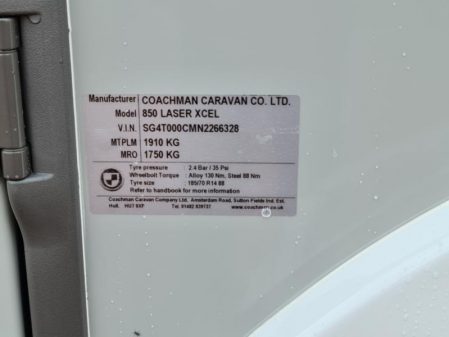 2022 Coachman Laser Xcel 850