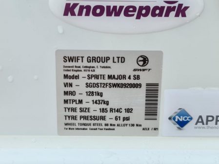 2019 Swift Sprite Major 4 SB