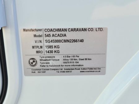 2022 Coachman Acadia 545
