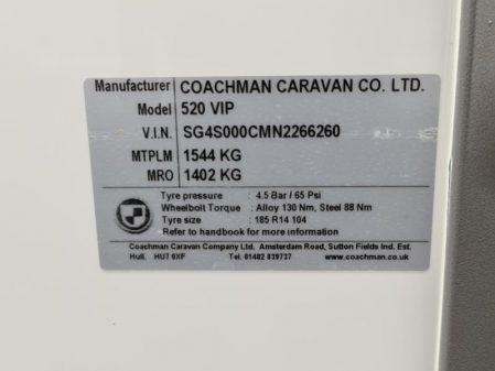 2022 Coachman Vip 520