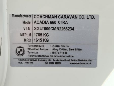 2022 Coachman Acadia 660 Xtra