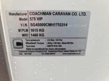2017 Coachman VIP 575
inc mover