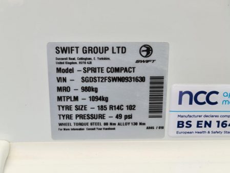 2022 Swift Sprite Compact