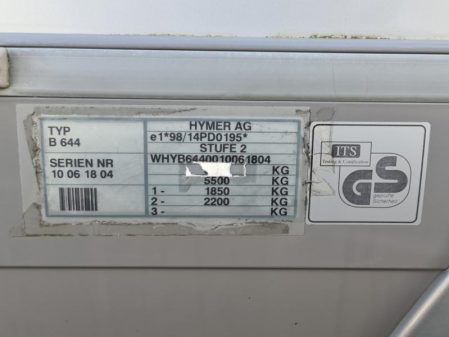 2006 Hymer B644