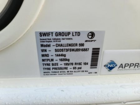 2018 Swift Challenger 590