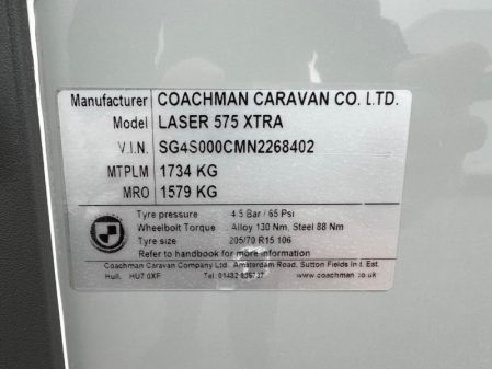 2022 Coachman Laser 575 Xtra