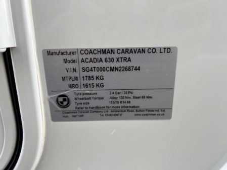 2022 Coachman Acadia 630 Extra
