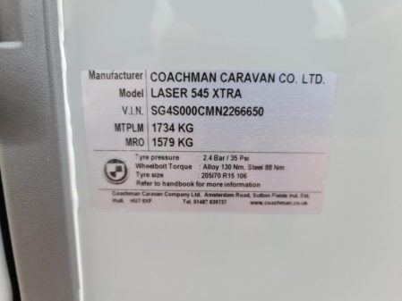 2022 Coachman Laser 545 Xtra