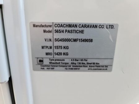 2015 Coachman PASTICHE 565