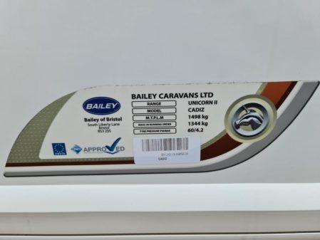 2013 Bailey UNICORN CADIZ MOVER