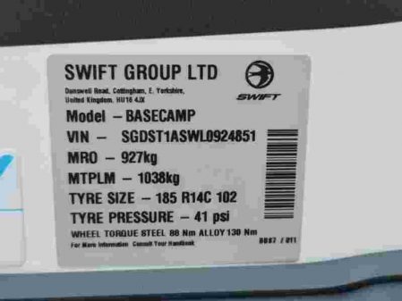 2020 Swift BASECAMP 2 PLUS