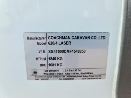 2015 Coachman Laser 620