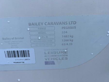 2010 Bailey Pegasus 534