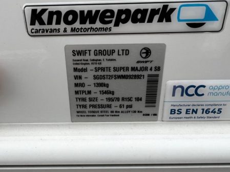 2021 Swift Sprite Super Major 4 SB