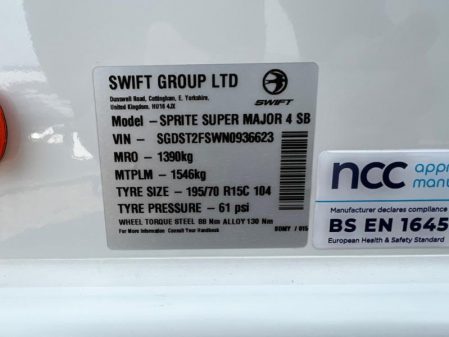 2022 Swift Sprite Super Major 4 SB