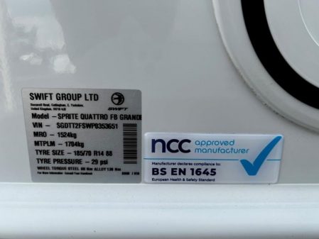 2023 Swift Sprite Quattro FB Grande