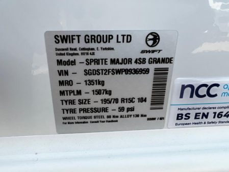 2023 Swift Sprite Major 4 SB Grande