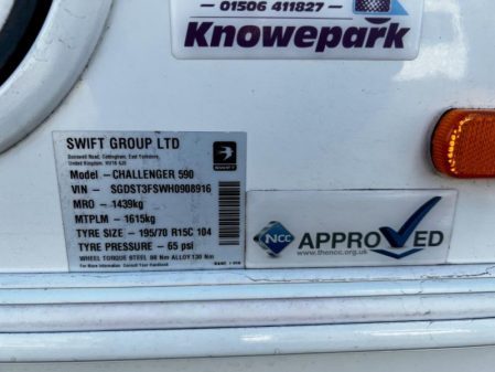 2017 Swift Challenger 590 Lux Alde