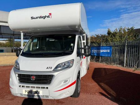 2018 Elddis Sunlight A72