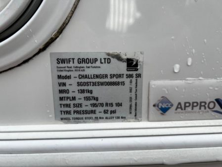 2013 Swift Challenger Sport 586