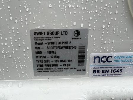 2023 Swift Sprite Alpine 2