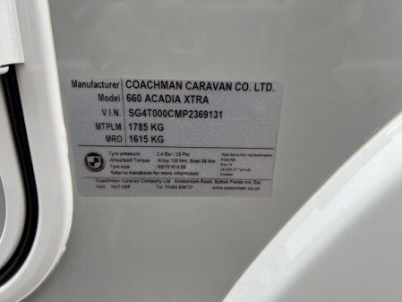 2023 Coachman Acadia 660 Xtra