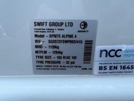 2023 Swift Sprite Alpine 4