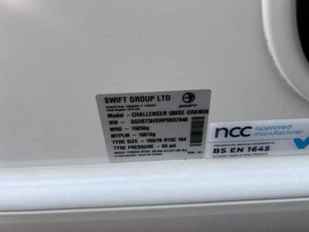 2023 Swift Challenger 580 Grande SE
