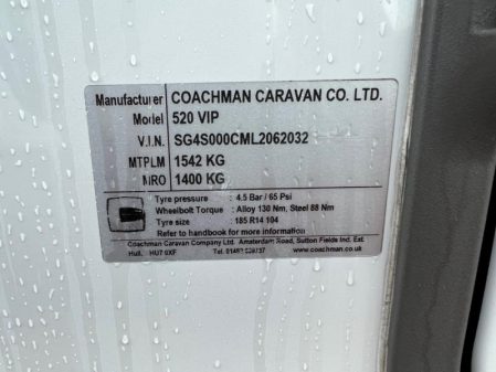 2020 Coachman VIP 520