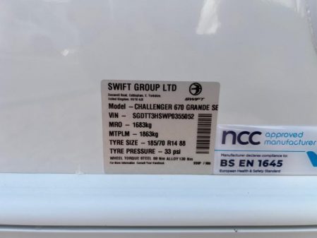 2023 Swift Challenger 670 Grande SE