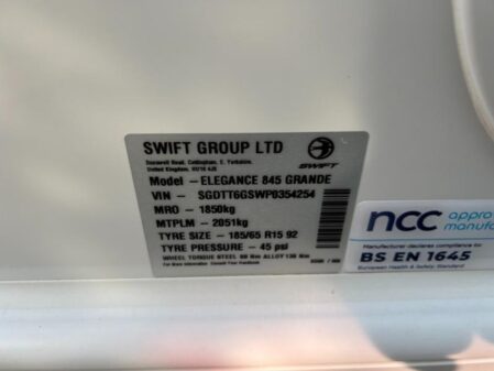 2023 Swift Elegance Grande 845