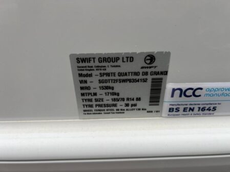 2023 Swift Sprite Quattro DB Grande