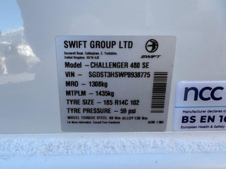 2023 Swift Challenger 480 SE