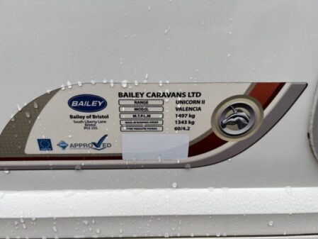 2014 Bailey Unicorn Valencia