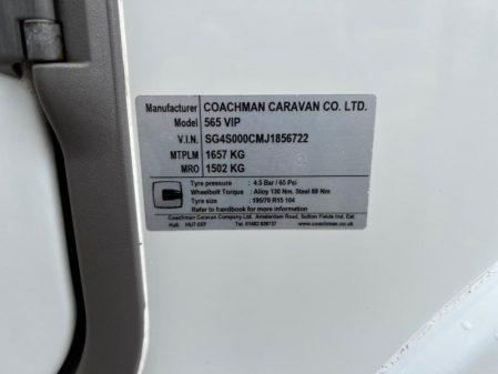 2018 Coachman VIP 565