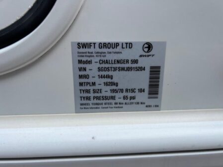 2018 Swift Challenger 590 LUX AL
