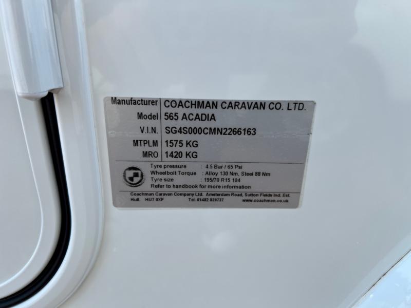 2022 Coachman Acadia 565
Incl Mover