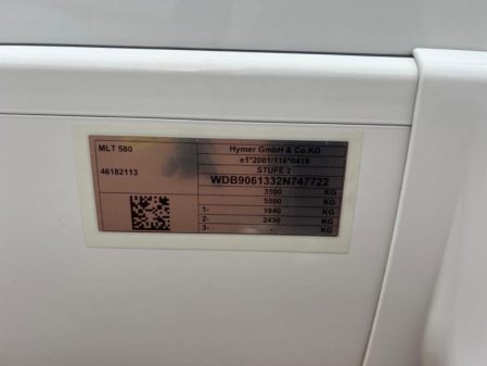 2018 Hymer MLT 580