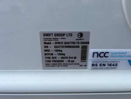 2024 Swift Sprite Quattro FB Grande