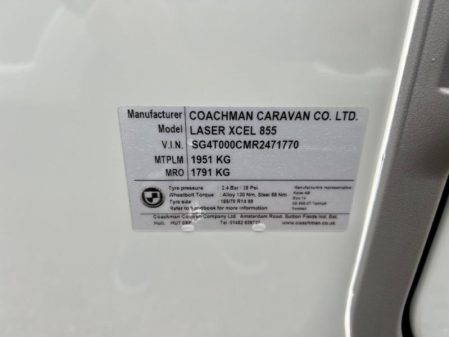 2024 Coachman Laser Xcel 855
